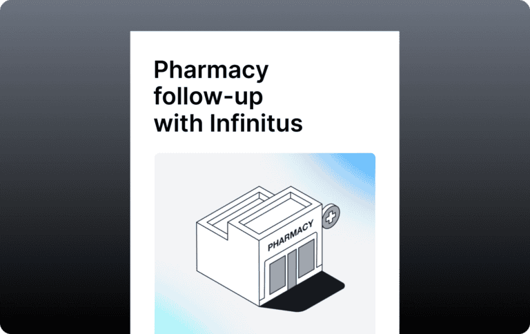 Infinitus for pharmacy follow-up datasheet