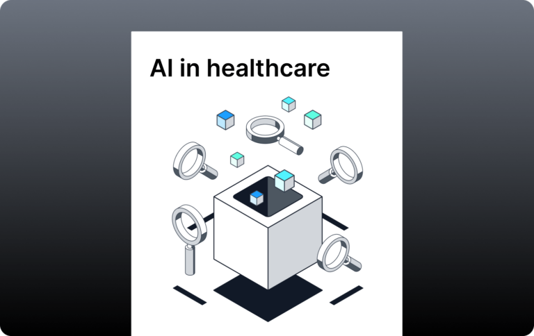 Cover image for AI in healthcare webinar